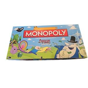 NWOT - Monopoly Adventure Time Collector's Edition Board Game Cartoon Network